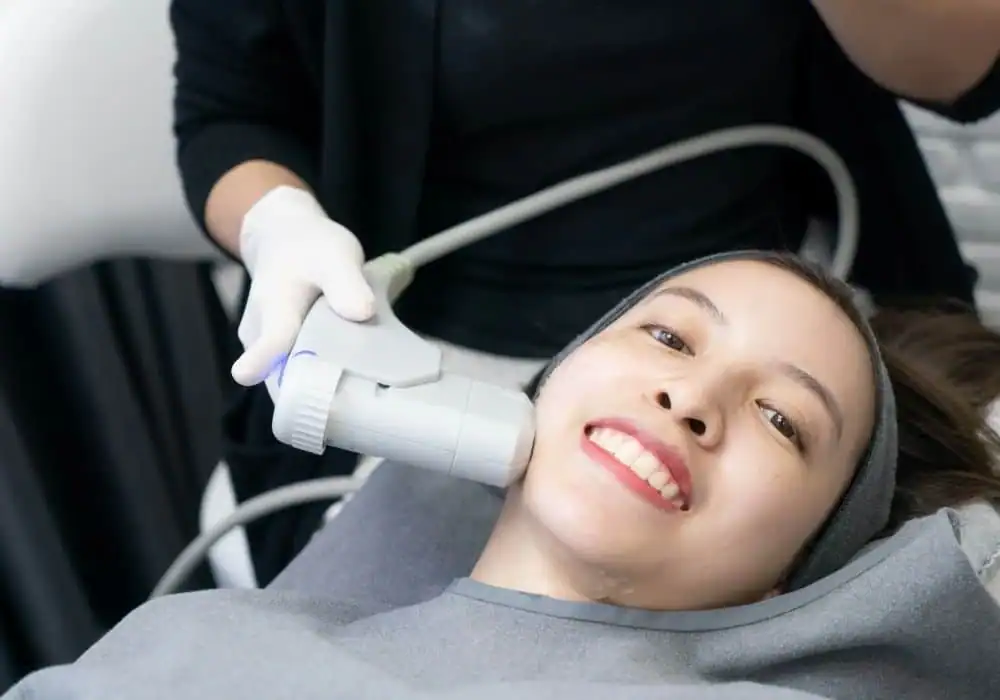 HIFU treatment Shipston-on-Stour in progress