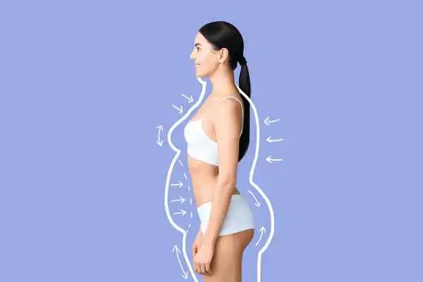 image of woman experiencing fat reduction treatment Shipston-on-Stour