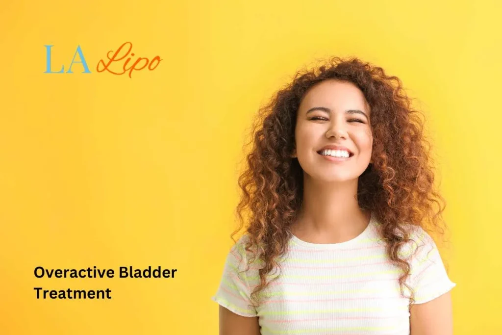woman smiling about overactive bladder treatment Shipston-on-Stour solutions